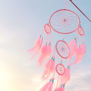 Dreamcatcher Hồng Nhạt ( ảnh thật )