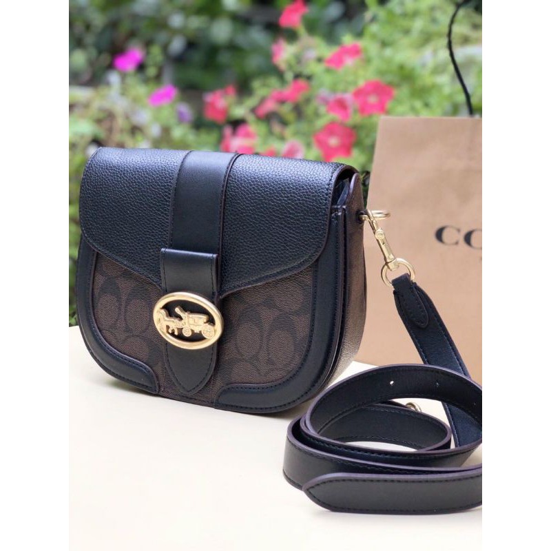 Túi Coach Georgie Saddle