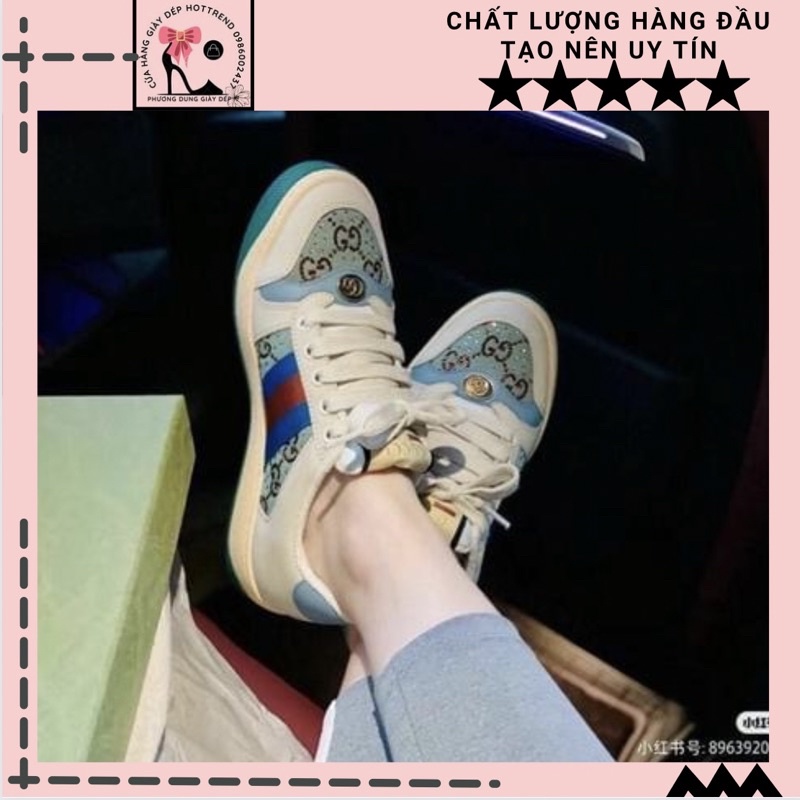 Giày Thể Thao Gc Chữ Đính Đá hàng qccc fullbox túi