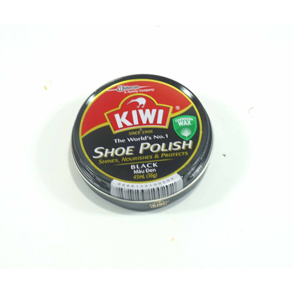 Bộ xi đánh giày Kiwi màu đen 4 món