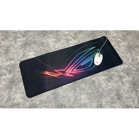 Lót chuột, pad chuột cỡ lớn, nhỏ 80x30, 21x26 asus rog in 3d đẹp bo viền chắc chắn bền bỉ với thời gian