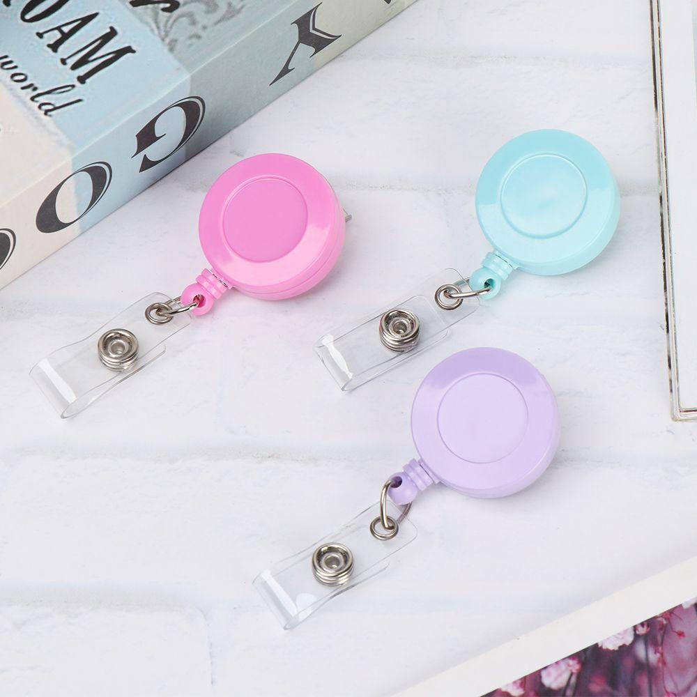 YEW 1pc High Quality Nurse ID Name Card Office Supplies Key Ring Badge Holder Retractable Anti-Lost Clip Fashion Unisex Lanyards/Multicolor