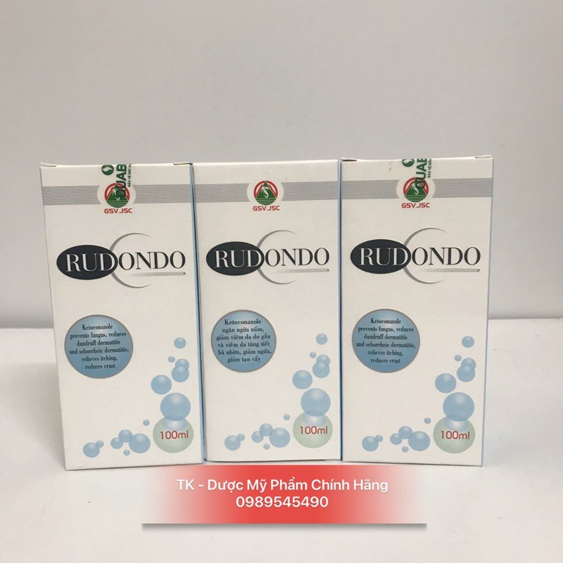 [CHÍNH HÃNG] RUDONDO 100ML - DẦU GỘI, TẮM GIẢM NGỨA, GÀU - GSV