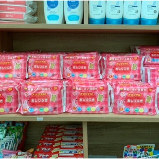 COMBO 10 GÓI KHĂN ƯỚT MEIJI - MISERA 80 TỜ NỘI ĐỊA NHẬT BẢN (Gói 80 Tờ x 10)