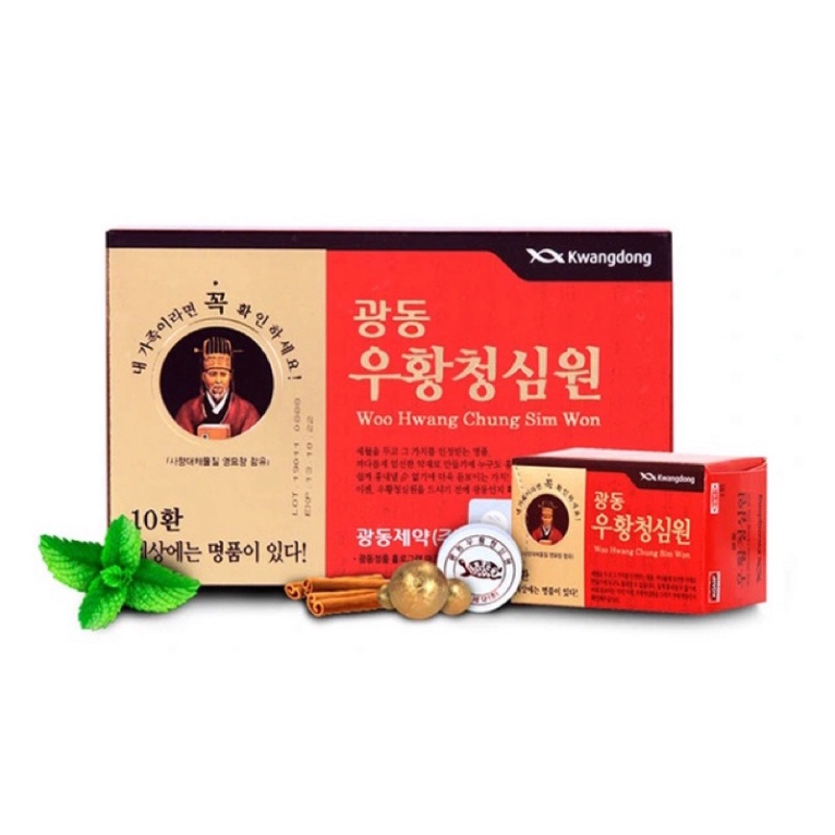 [ Chính Hãng ] An cung ngưu Vũ Hoàng Thanh Tâm Kwangdong Hàn Quốc 10 viên [ Hàng Mới Về ]