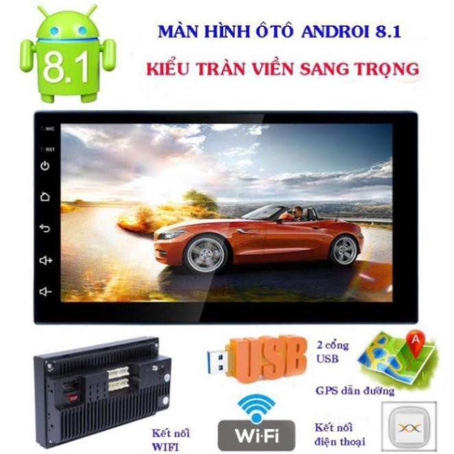 Màn hình dvd cho ô tô Android 8.1, Màn hình android ô tô Spack, kia morning, Màn hình ô tô android, Đồ chơi xe cao cấp