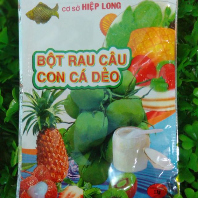 1 GÓI BỘT RAU CÂU CON CÁ DẺO{12G}