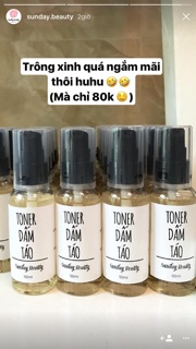 Toner dấm táo handmade