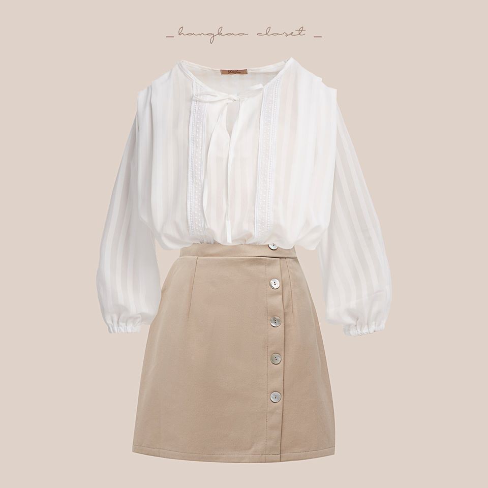 Chân váy xẻ nút _CVXN hangkao | BigBuy360 - bigbuy360.vn