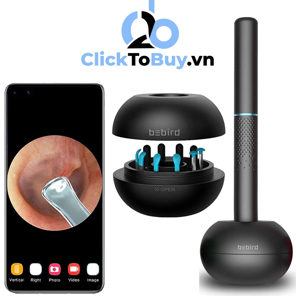 Dụng cụ lấy ráy tai thông minh Bebird M9 Pro, sản phẩm không thể thiếu khi vệ sinh tai