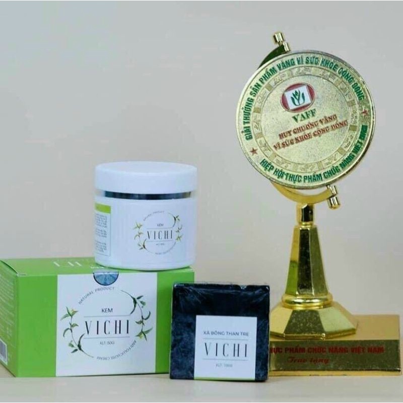 Xà bông than tre Vichi dưỡng da | BigBuy360 - bigbuy360.vn