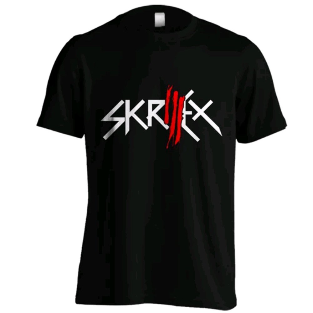 Áo Thun Đen In Hình Dj Distro Skrillex 02 Size Xs-6Xl