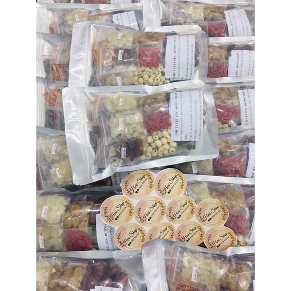 10 Set - Chè Tuyết Yến Dưỡng Nhan -14 VỊ ( Tặng 5 set táo )- 500g/set