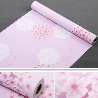 10M GIẤY DÁN TƯỜNG TÚ CẦU HỒNG KHỔ 45CM 5178-1, decal dán tường sẵn keo ,decor phòng ngủ.