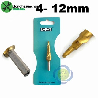 Mũi khoan tháp xoắn đuôi tròn 4-12mm L+R+T LRT-KX01