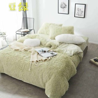 Set chăn ga gối nỉ lông 5 món