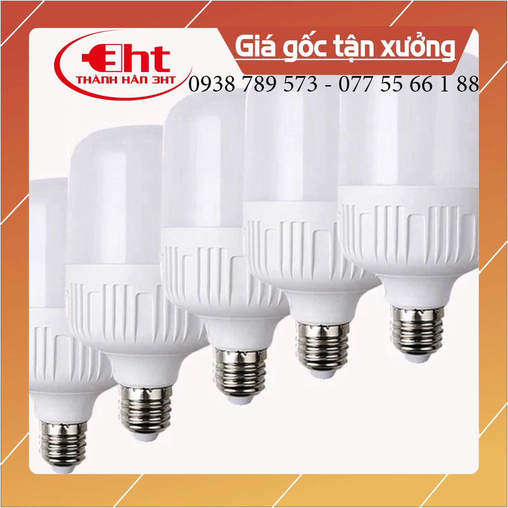 Bóng đèn Led trụ 5W-10W-15W-20W-30W-40W siêu sáng, tiết kiệm điện  E27 -3HT | BigBuy360 - bigbuy360.vn