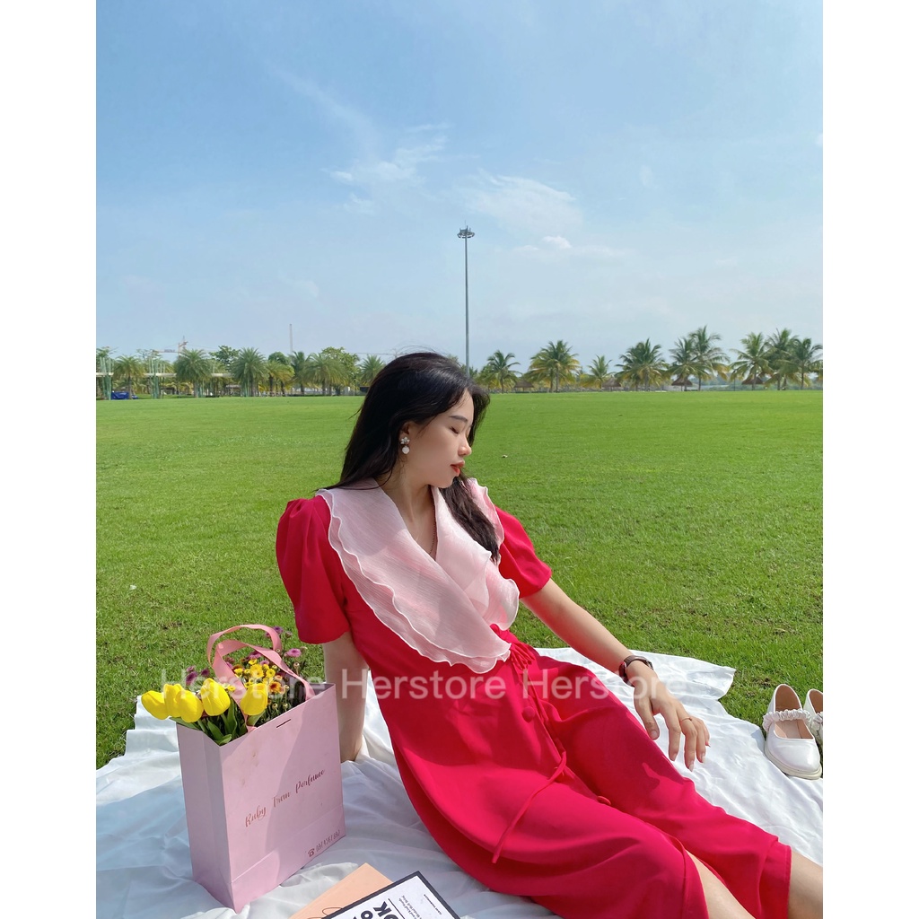ĐẦM THIẾT KẾ CỔ BÈO XẺ TÀ -HERSTORE