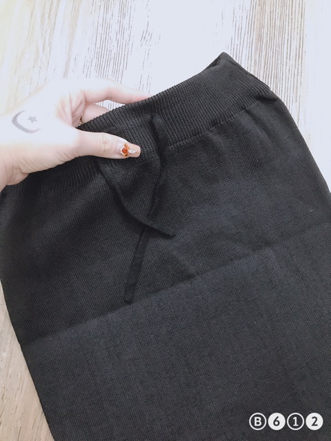 Chân váy len ôm dáng bút chì đen ( ảnh h chụp)nói | BigBuy360 - bigbuy360.vn