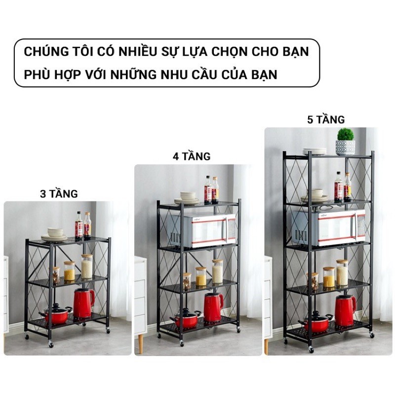 [ XẢ LỖ] Kệ để đồ ĐA NĂNG trong bếp gấp gọn đa năng chất liệu thép carbon 100% siêu cứng, sơn tĩnh điện cao cấp.