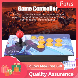 Superparis [Người bán giới thiệu] Bộ điều khiển game arcade cần có và cắm USB cho PC