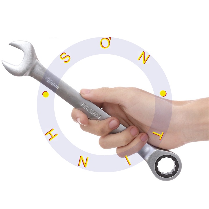 Cờ Lê Miệng - Vòng Tự Động Bộ 7 Cây 8-19mm Tolsen 15229