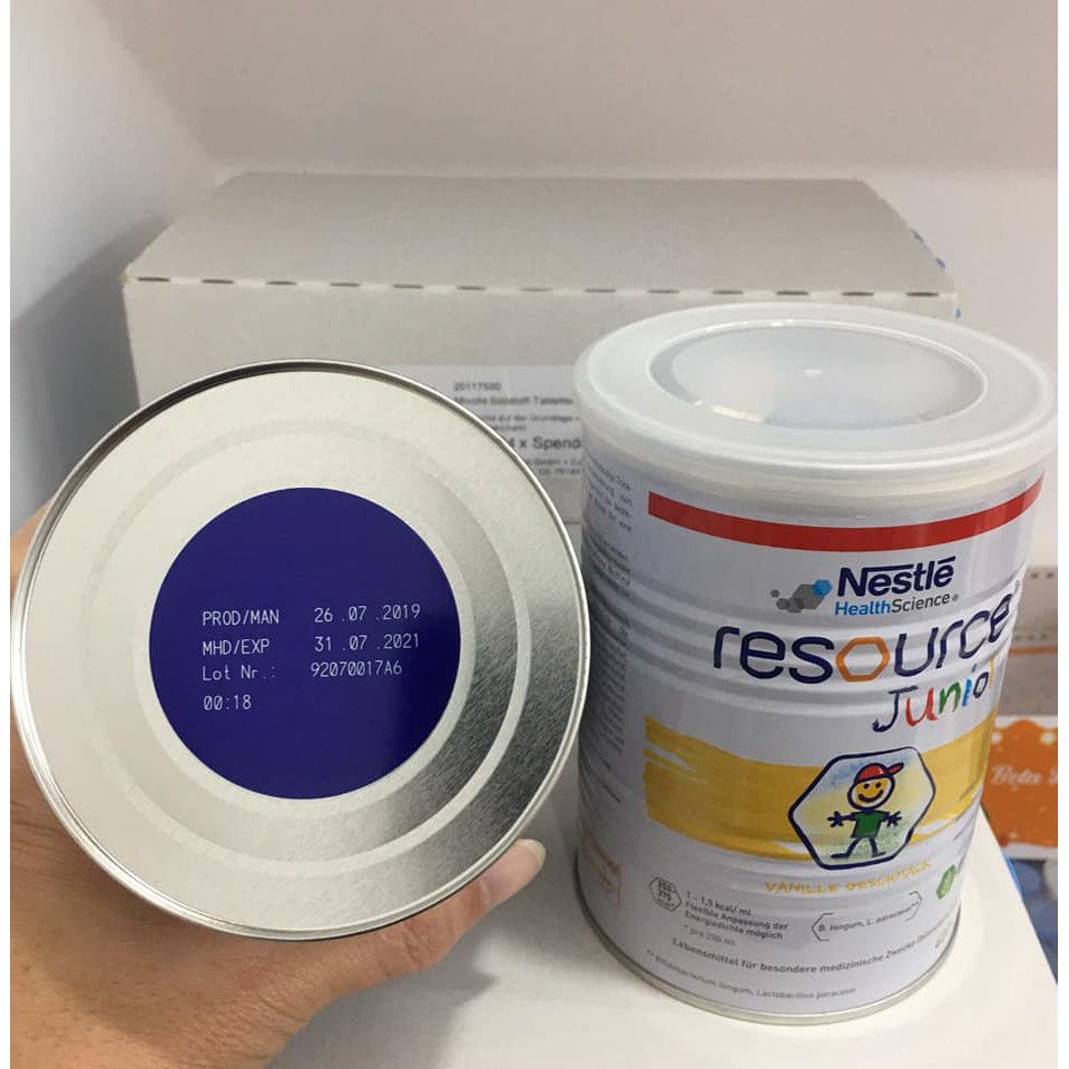 Sữa béo TĂNG CÂN , TĂNG CHIỀU CAO Resource Junior Nestle ĐỨC 400g