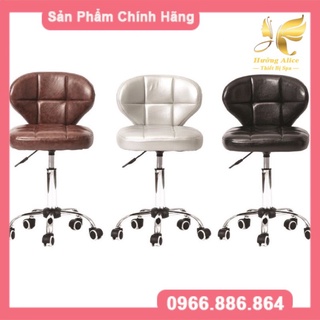 Ghế tựa cao cấp sẵn màu đen, trắng, nâu, ngồi tiêm filler, phun xăm và spa