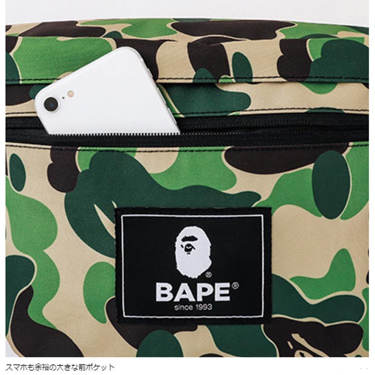 BAPE Camouflage Waist bag Crossbody shoulder bag chest bag Túi Đeo Chéo Họa Tiết Rằn Ri A Bathing Ape 1st Phiên Bản 2021 New Arrival