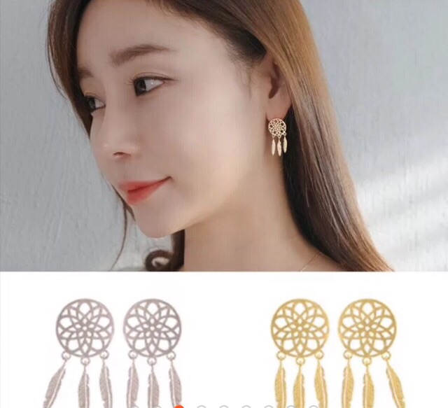 FREESHIP 99K TOÀN QUỐC_Khuyên tai dreamcatcher- mã KT074, KT075