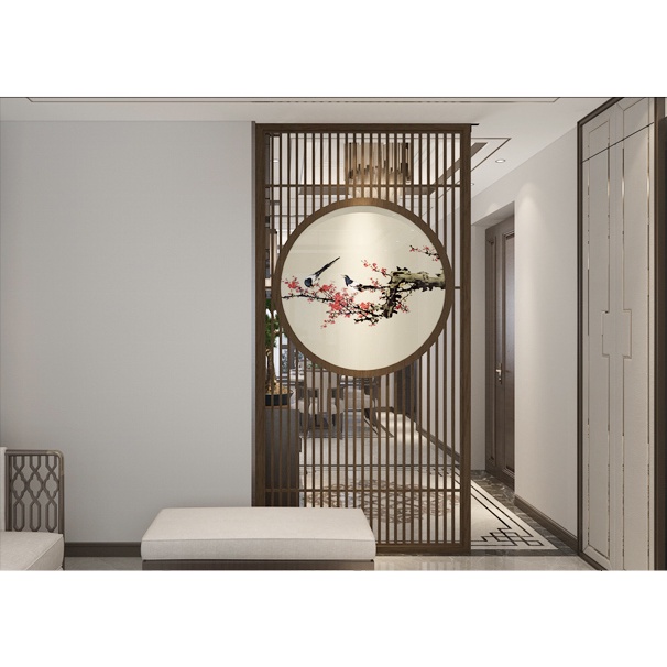 Vách ngăn CNC phong cách indochine hiện đại