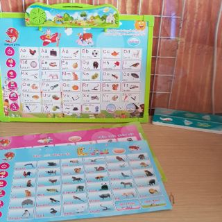 Bảng học chữ cái điện tử song ngữ thông minh cho bé