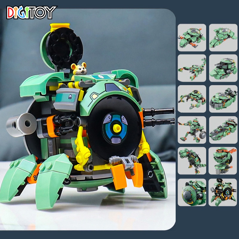 [ẢNH THẬT] Đồ chơi lắp ráp lego xếp hình mô hình robot biến hình OVERWATCH trang trí quà tặng sinh nhật bé trai trẻ em