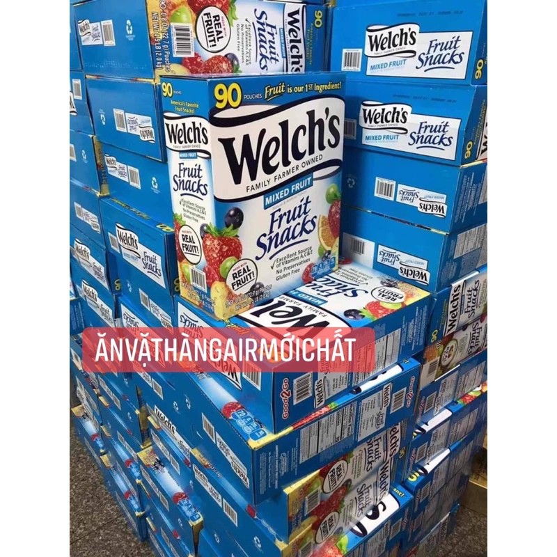 Kẹo Dẻo Trái Cây Welch’s Fruit Snacks 90 Gói