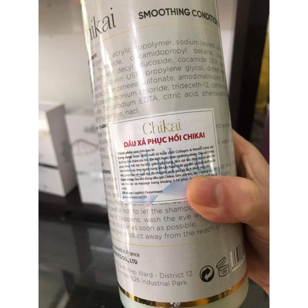 Cặp dầu gội Chikai 800ml