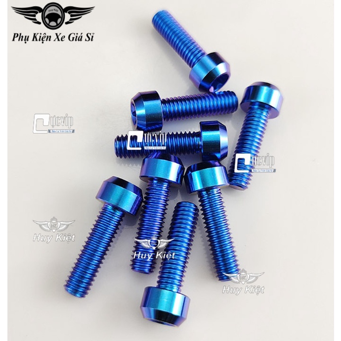 Combo 2 Ốc Titan GR5 6Li15 Đầu Trụ Gắn Che Két Nước Satria, Raider Fi, Raider RC Xăng Cơ MS5013