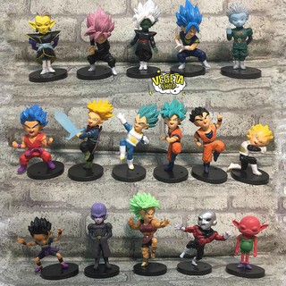 Mô hình Dragon ball - Super WCF - 16 mẫu tự chọn Goku Gohan Zamasu Rose Black Vegeta Trunks Jiren Hit Vegeto - Cao 8cm
