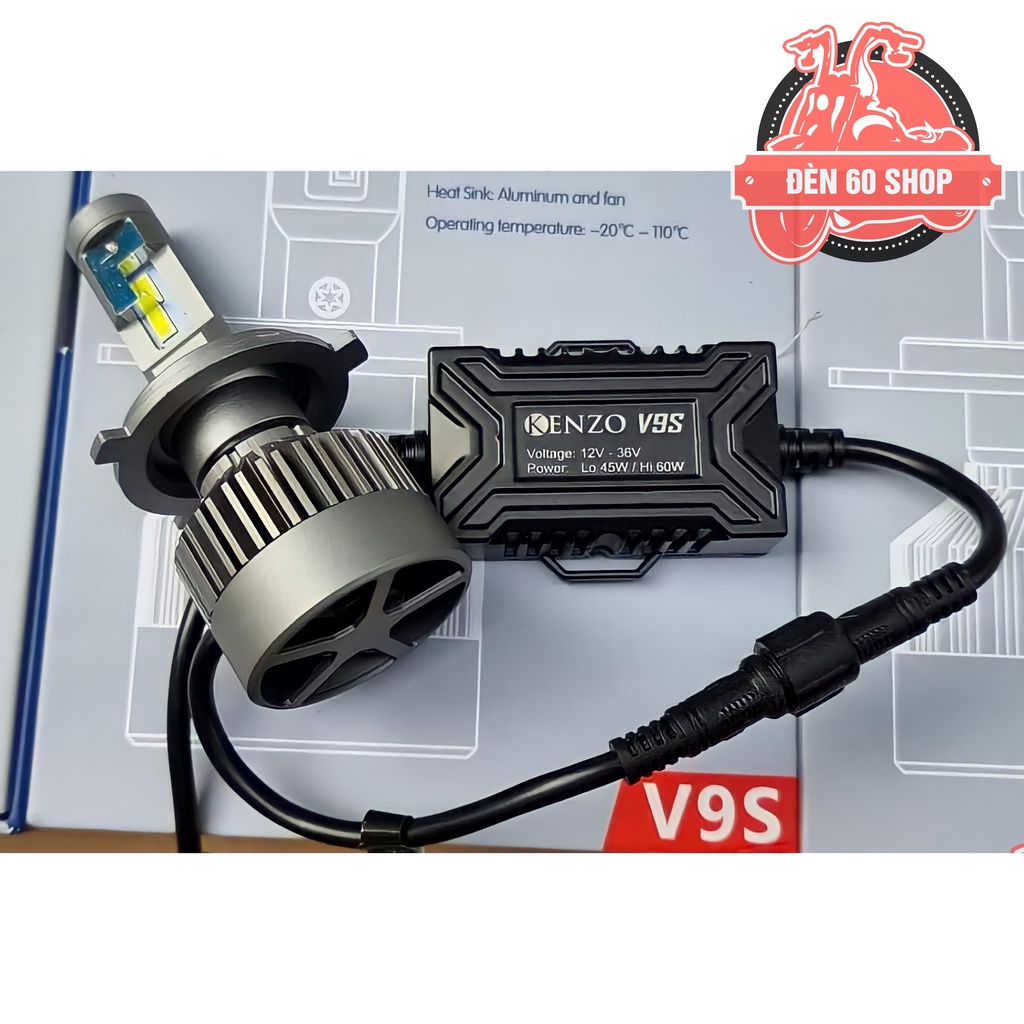 Đèn Pha Led Kenzo V9S | 45W/60W | Chính Hãng | Bảo Hành 24 Tháng
