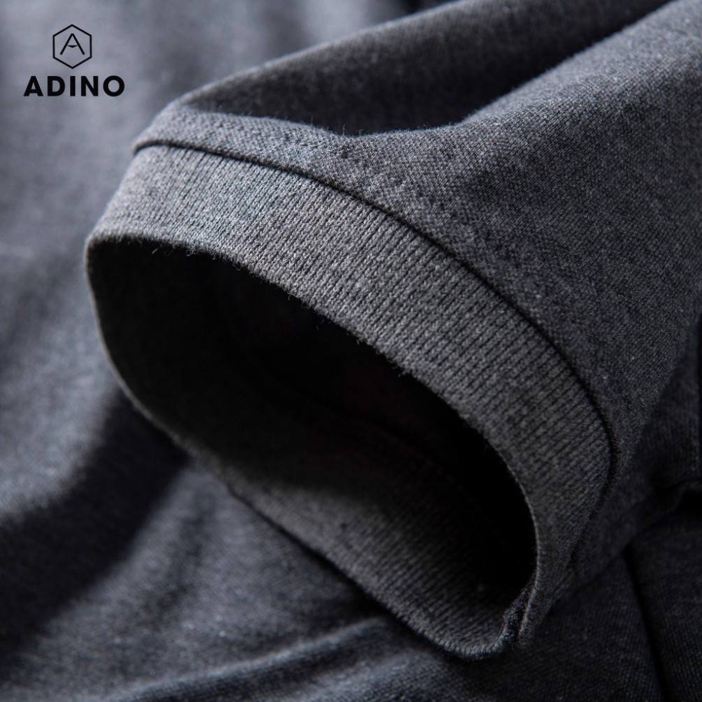 áo polo nam trơn ADINO chất cotton cao cấp cổ bẻ,có cổ tay lỡ 12 #polonam