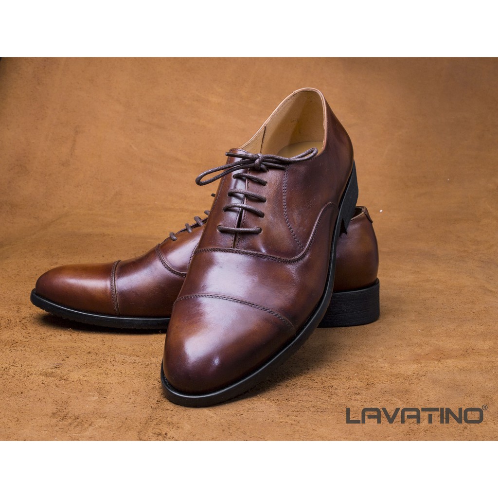 Giày Da Nam Cao Cấp LAVATINO - Da Bò Thật 100% - Giày Công Sở - Mã LAVA16