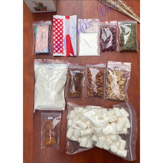 SET KẸO NOUGAT TỰ LÀM VỊ MƠ- tặng kèm túi xinh đựng kẹo