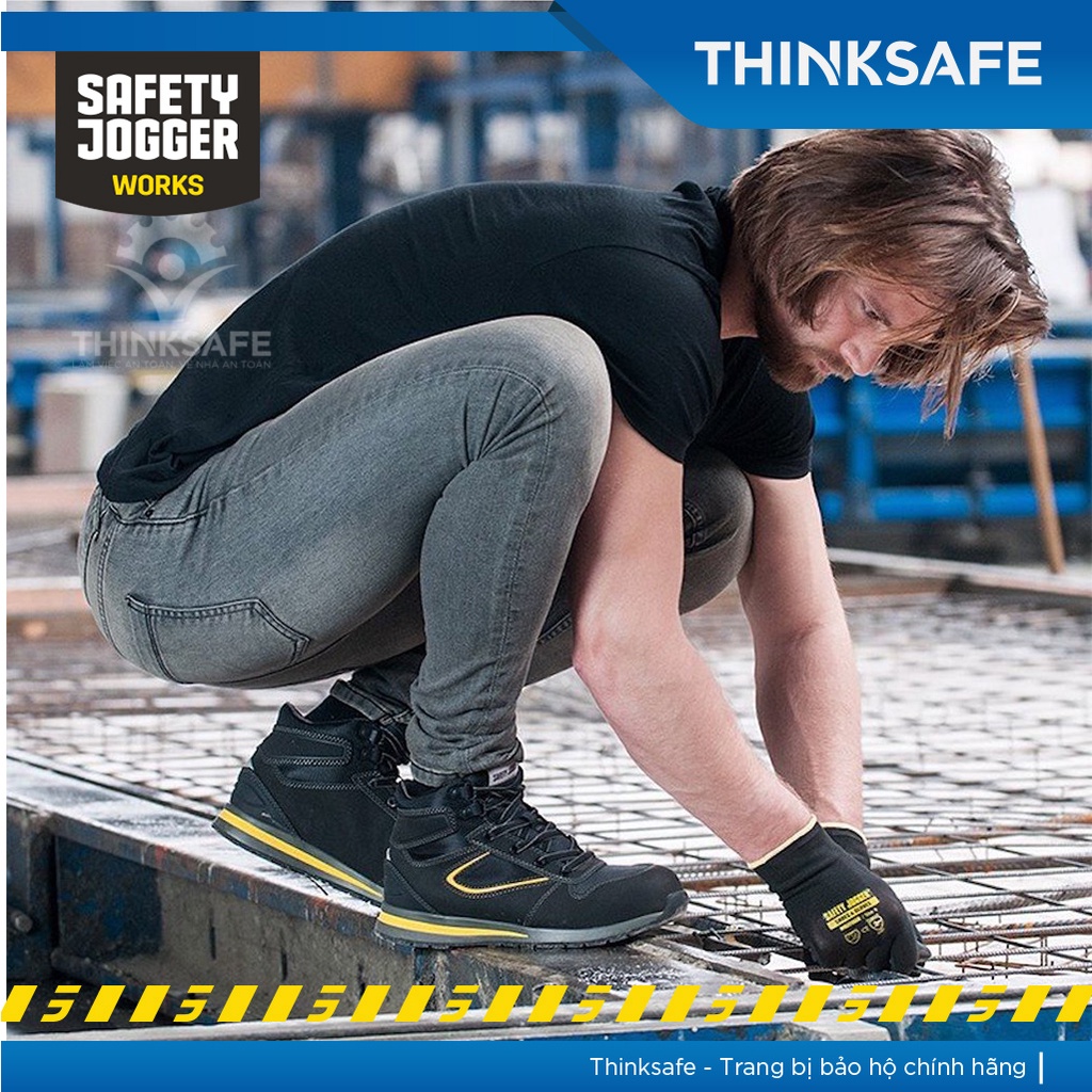 Giày bảo hộ lao động Safety Jogger Speedy S3 HRO SRC chống đinh, chống trượt, chịu nhiệt 300 độ - Thinksafe