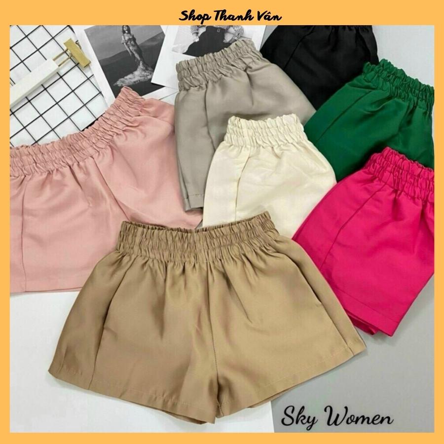 Quần short tacta phồng nhiều màu siêu hot