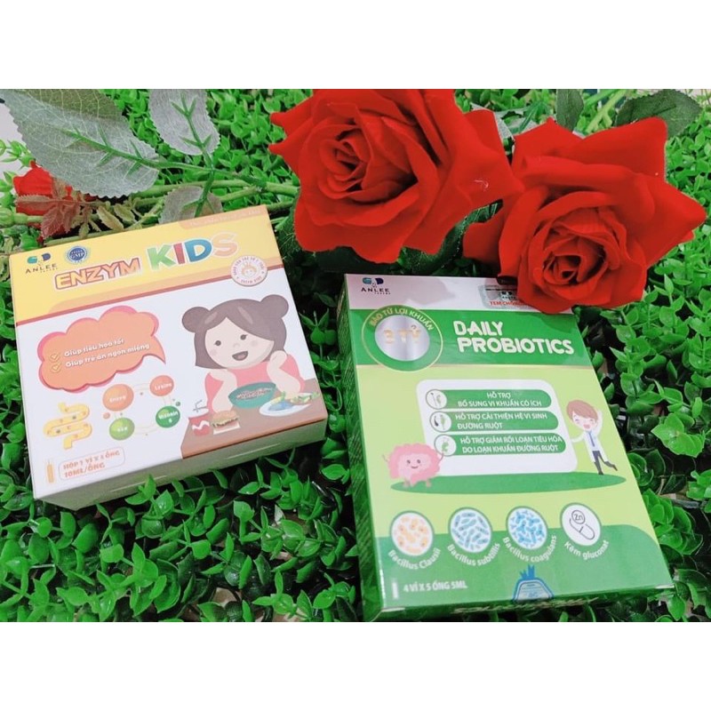 BỘI ĐÔI ENZYME KIDS & DALLY PROBIOTCS GIÚP ĂN NGON - HẤP THU - TĂNG CÂN