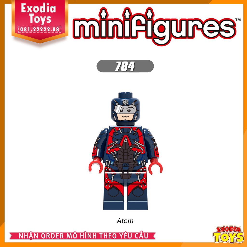 Xếp hình Minifigure Nhân vật siêu anh hùng vũ trụ DC Comics - Đồ chơi lắp ghép sáng tạo - XINH X0179