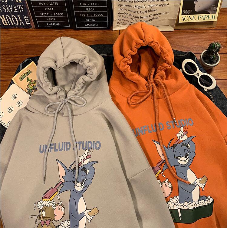 Áo hoodie tay dài có nón phong cách Hàn Quốc trẻ trung thời trang cho nam