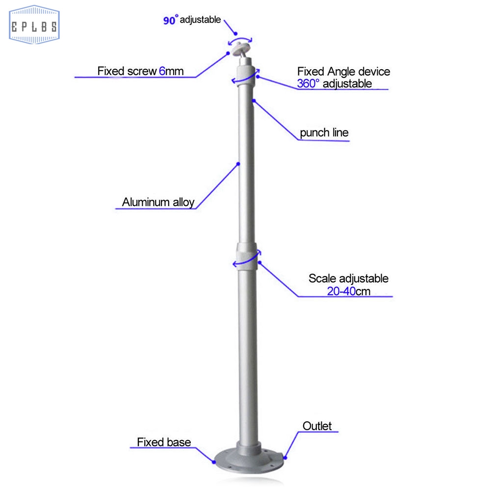 Giá Treo Máy Chiếu Gắn Tường Bằng Nhôm Kích Thước 20-40cm