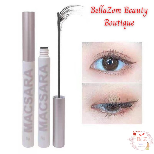 Mascara xoay 360 độ Maxfine, đầu cọ mảnh 2.5MM giúp mi cong dài chuốt từng sợi mi nhỏ nhất - BellaZom Beauty