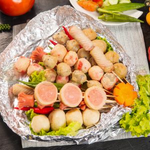 500g Chả hải sản hình đồng tiền chiên, thả lẩu,...