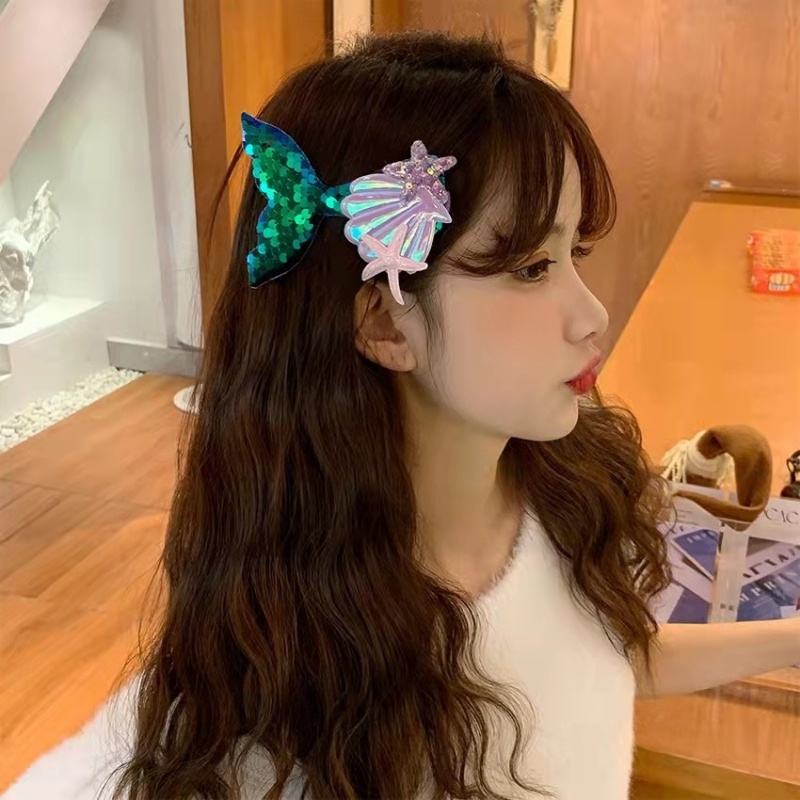 Kẹp Tóc Hình Đuôi Nàng Tiên Cá Dễ Thương Dành Cho Bé Gái